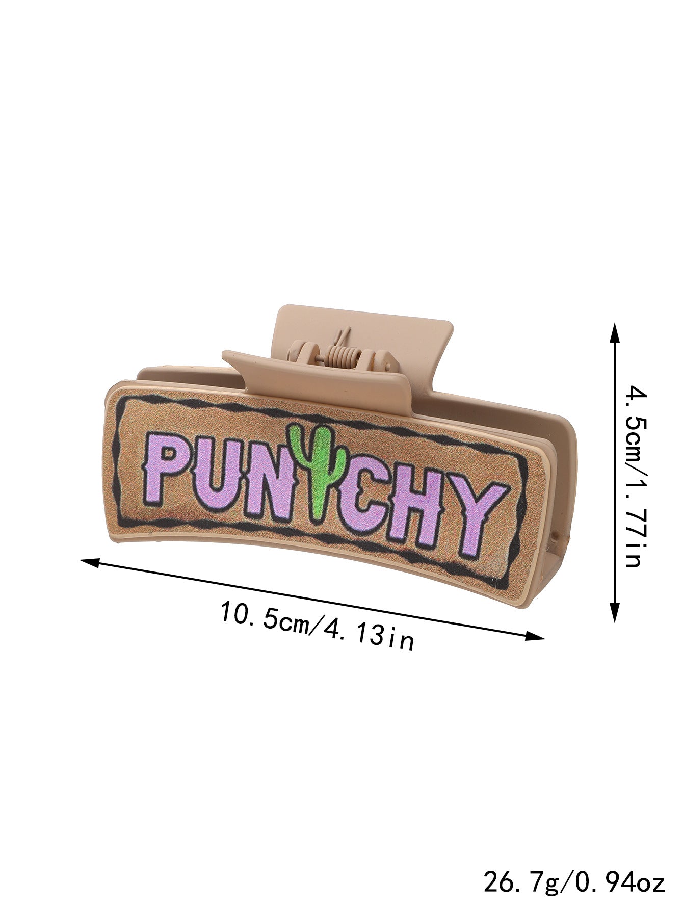 Wholesale Western Style Cactus Sunflower Pattern Grab Clip